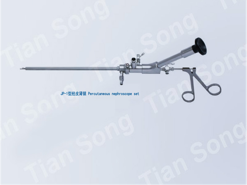 Percutaneous nephroscope set